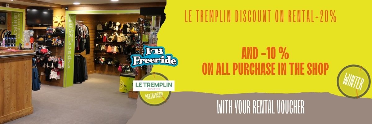 Le Tremplin DISCOUNT ON ski RENTAL